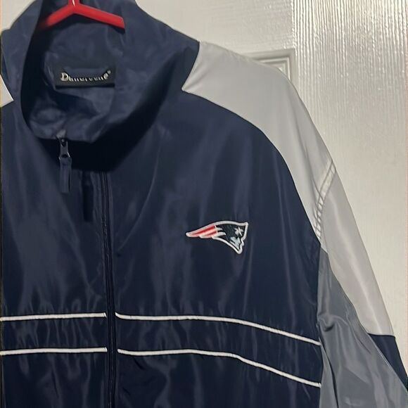 🔥🔥 Vintage NEW ENGLAND PATRIOTS SI NFL Windbreaker Jacket - EXCELLENT - Sz XL - Picture 3 of 10